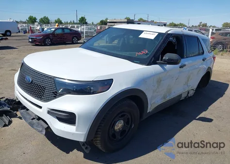2021 Ford Police Interceptor из США, поврежденный, VIN 1FM5K8AB9MGC00317